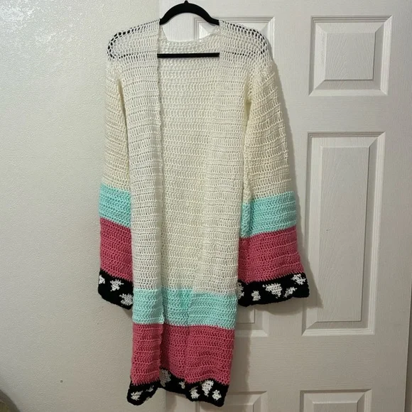 Handmade Butterfly Cardigan Demon Slayer Sinobu size M - Picture 2 of 4
